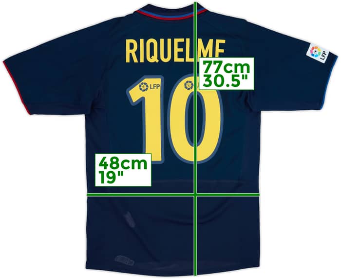 2002-03 Barcelona Away Shirt Riquelme #10 - 8/10 - (M)