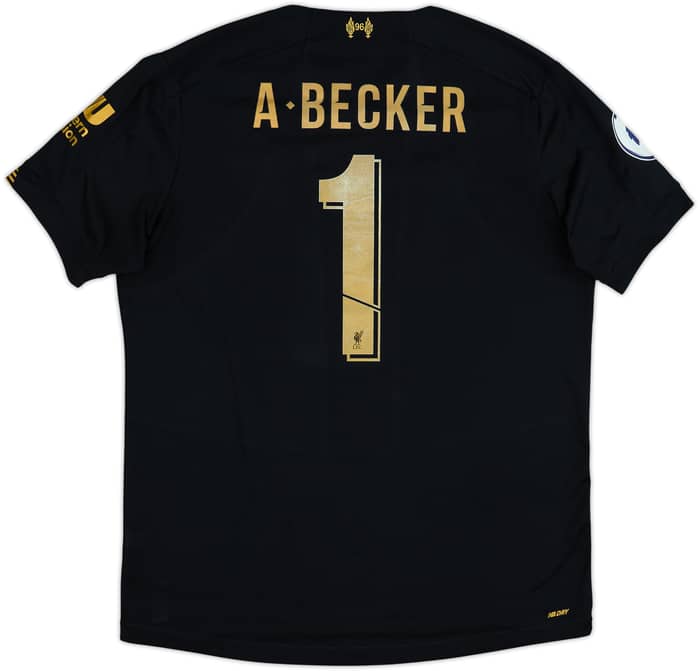 2019-20 Liverpool GK Shirt A.Becker #1 - 7/10 - (XL)