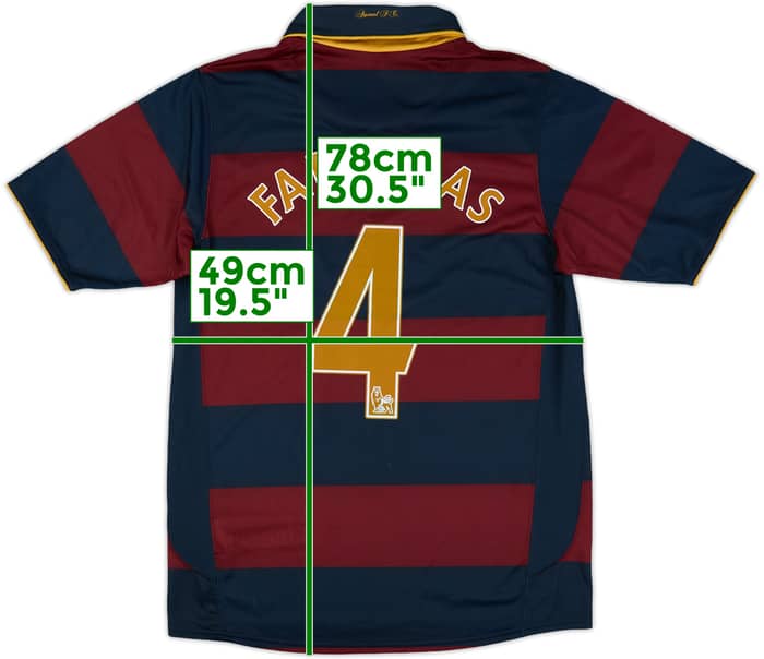 2007-08 Arsenal Third Shirt Fabregas #4 - 8/10 - (S)