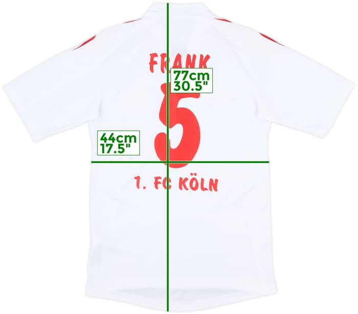 2011-12 FC Koln Home Shirt Frank #5 - 8/10 - (S)
