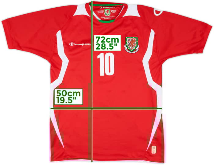 2008-10 Wales Match Issue Home Shirt #10