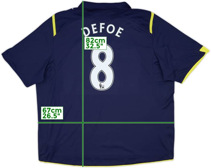 2009-10 Tottenham Away Shirt Defoe #8 - 8/10 - (XXL)