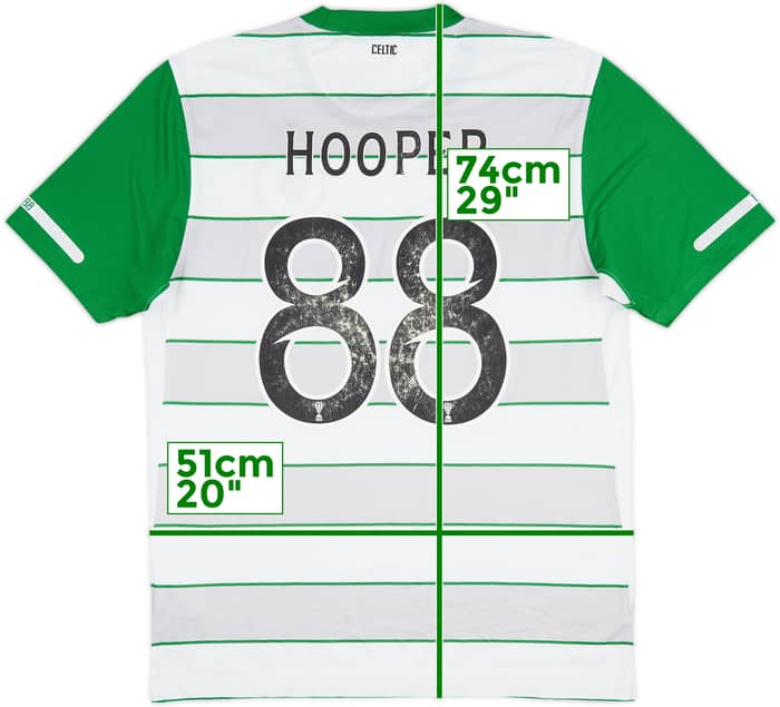 2011-12 Celtic Away Shirt Hooper #88 - 5/10 - (M)
