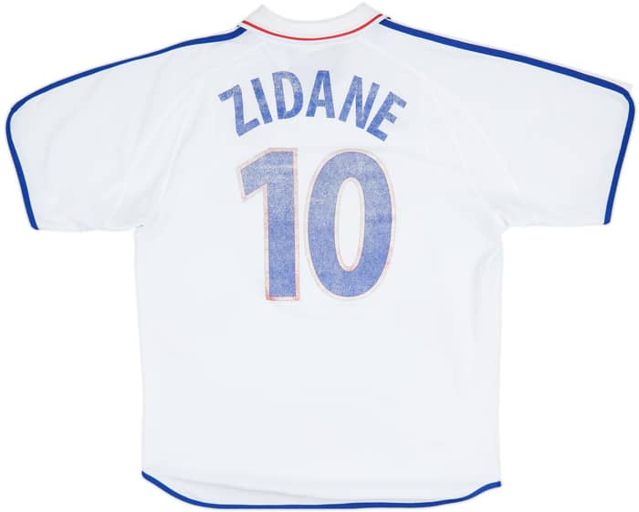 2000-02 France Away Shirt Zidane #10 - 4/10 - (L)