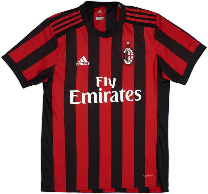 2017-18 AC Milan Home Shirt - 7/10 - (M)