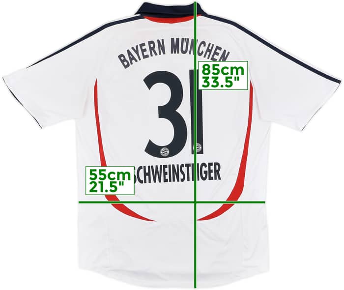 2006-07 Bayern Munich Away Shirt Schweinsteiger #31 - 8/10 - (L)