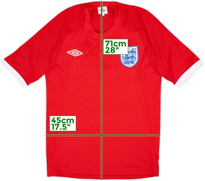 2010-11 England Away Shirt #8 - 6/10 - (S)