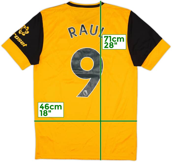 2020-21 Wolves Home Shirt Raul #9 - 9/10 - (S)