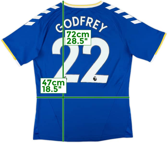 2021-22 Everton Home Shirt Godfrey #22 - 7/10 - (M)