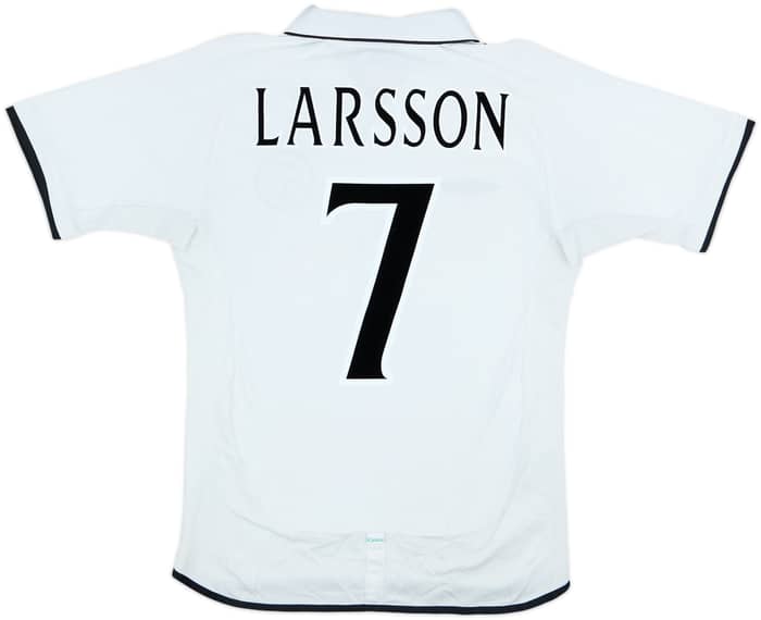 2001-02 Celtic Away Shirt Larsson #7 - 7/10 - (S)