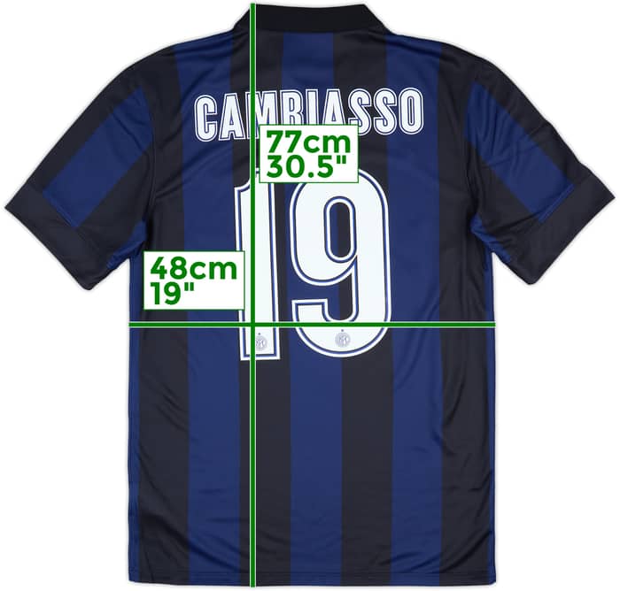 2013-14 Inter Milan Home Shirt Cambiasso #19 (S)