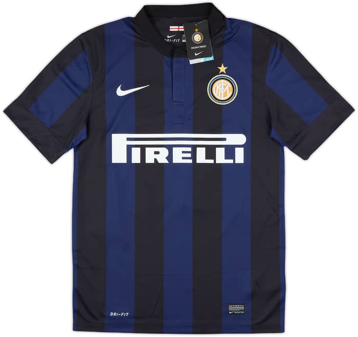 2013-14 Inter Milan Home Shirt Milito #22 (S)