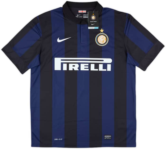 2013-14 Inter Milan Home Shirt Milito #22 (L)