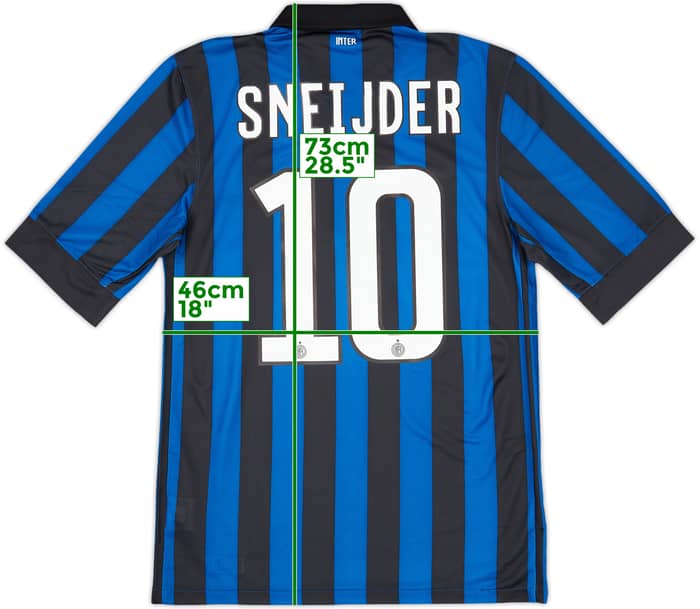 2011-12 Inter Milan Home Shirt Sneijder #10 (S)
