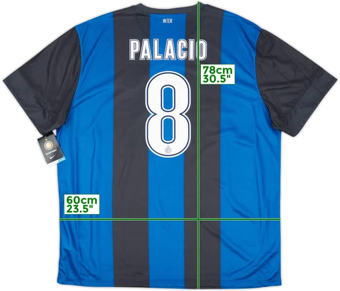 2012-13 Inter Milan Home Shirt Palacio #8 (XXL)