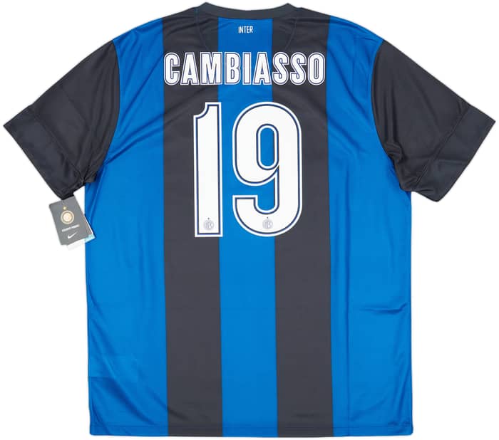 2012-13 Inter Milan Home Shirt Cambiasso #19 (XL)