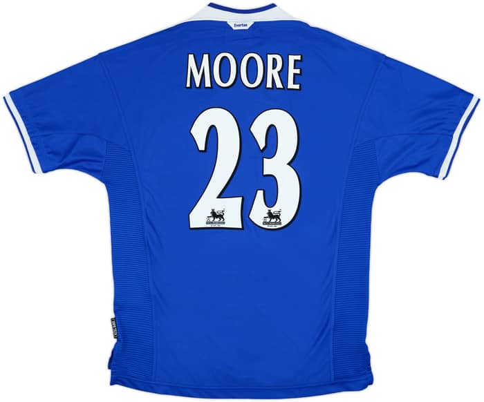 1999-00 Everton Home Shirt Moore #23 - 8/10 - (L)