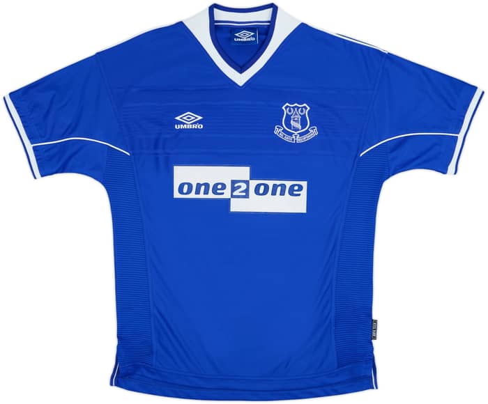 1999-00 Everton Home Shirt Moore #23 - 8/10 - (L)