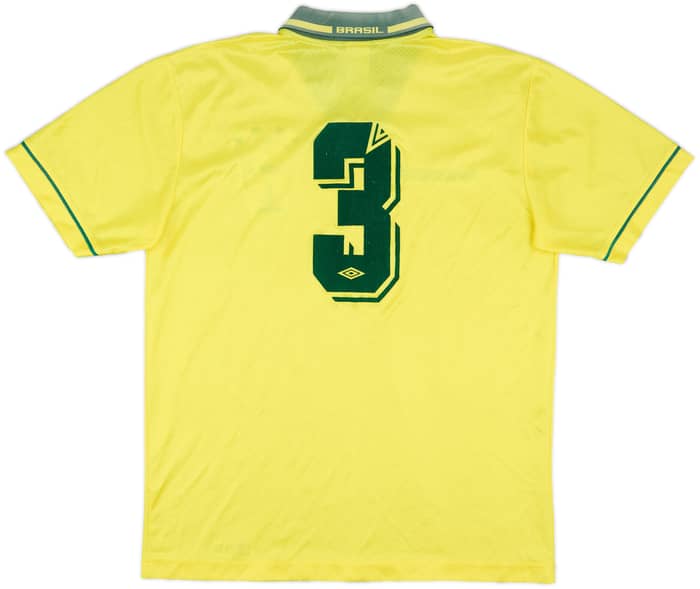 1994 Brazil Match Issue Home Shirt #3