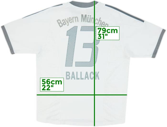 2002-03 Bayern Munich Away Shirt Ballack #13 - 6/10 - (L)