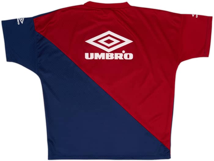 1994-96 England Umbro Training Shirt - 9/10 - (L)