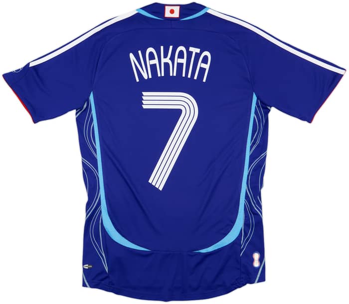 2006-08 Japan Home Shirt Nakata #7 - 9/10 - (S)