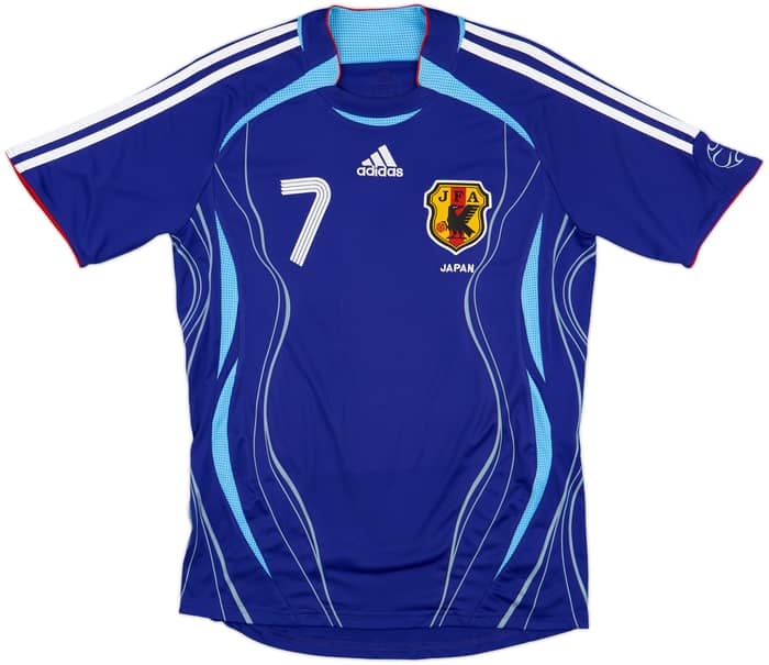 2006-08 Japan Home Shirt Nakata #7 - 9/10 - (S)