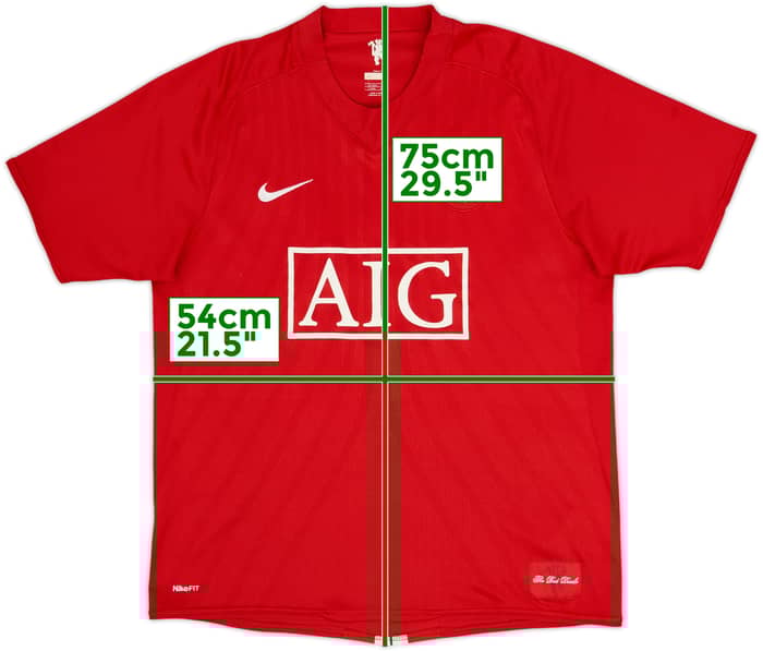 2007-09 Manchester United Home Shirt #32 - 5/10 - (L)