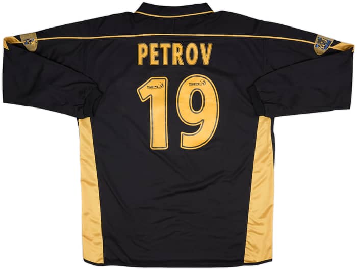2003-04 Celtic Away L/S Shirt Petrov #19 - 7/10 - (XL)