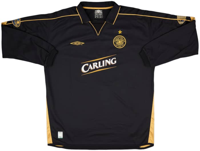 2003-04 Celtic Away L/S Shirt Petrov #19 - 7/10 - (XL)