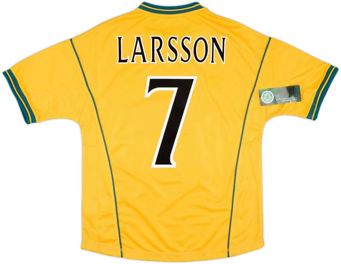 2000-02 Celtic Away Shirt Larsson #7 (Y)