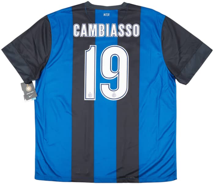 2012-13 Inter Milan Home Shirt Cambiasso #19 (XXL)