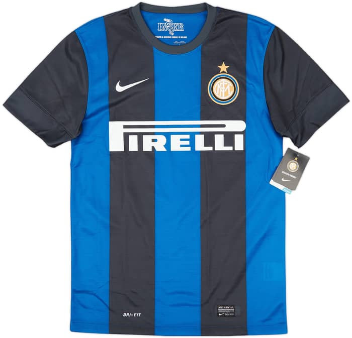 2012-13 Inter Milan Home Shirt Palacio #8 (S)