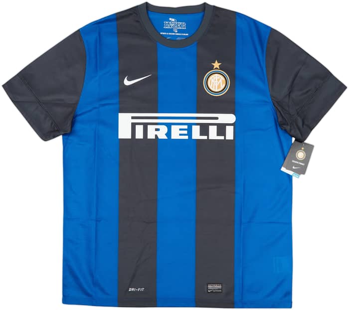 2012-13 Inter Milan Home Shirt Palacio #8 (XL)