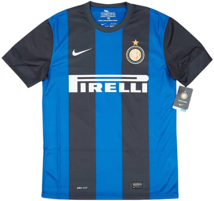 2012-13 Inter Milan Home Shirt Palacio #8 (M)