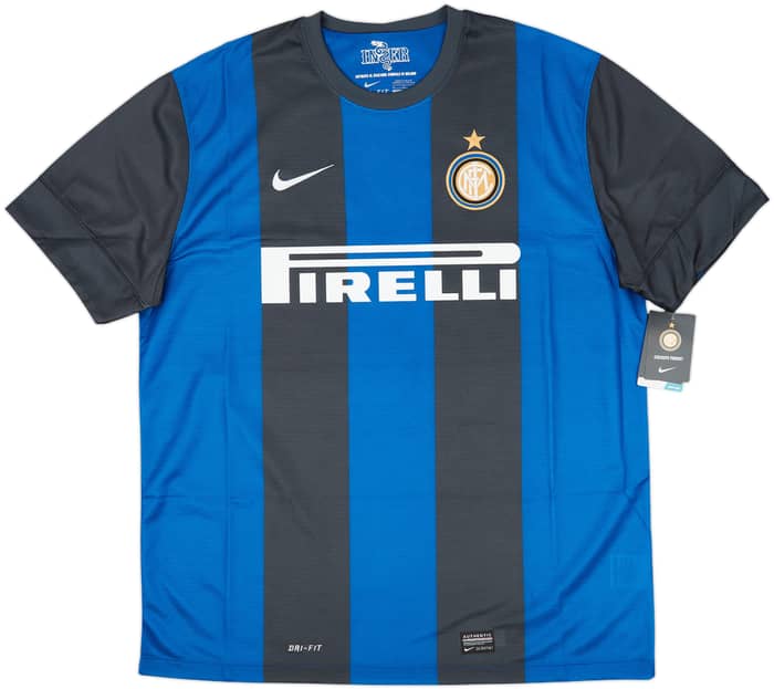 2012-13 Inter Milan Home Shirt Milito #22 (XL)