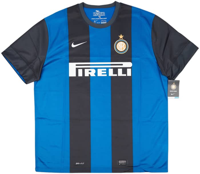 2012-13 Inter Milan Home Shirt Milito #22 (XXL)