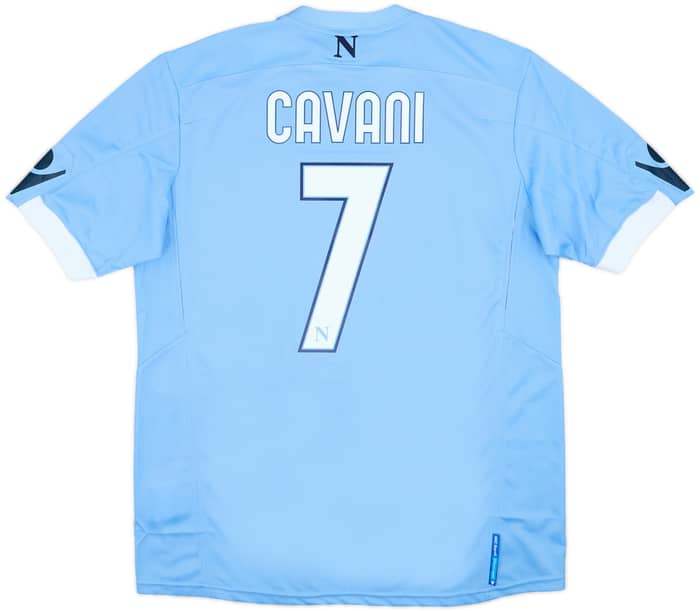 2010-11 Napoli Home Shirt Cavani #7 (XL)