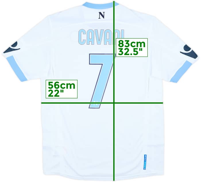 2010-11 Napoli Away Shirt Cavani #7 (XL)