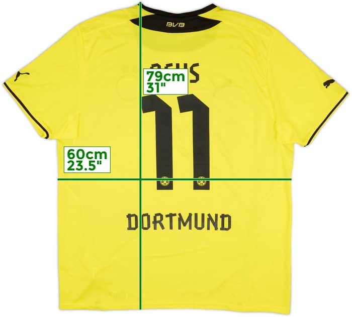 2013-14 Borussia Dortmund Home Shirt Reus #11 - 8/10 - (XXL)