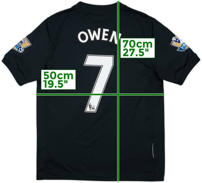 2009-10 Manchester United Away Shirt Owen #7 - 7/10 - (S)