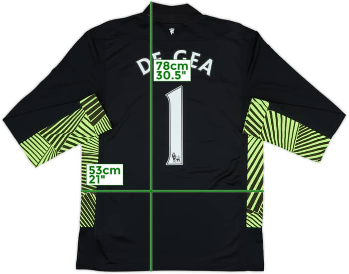 2011-12 Manchester United GK Shirt De Gea #1 - 9/10 - (M)