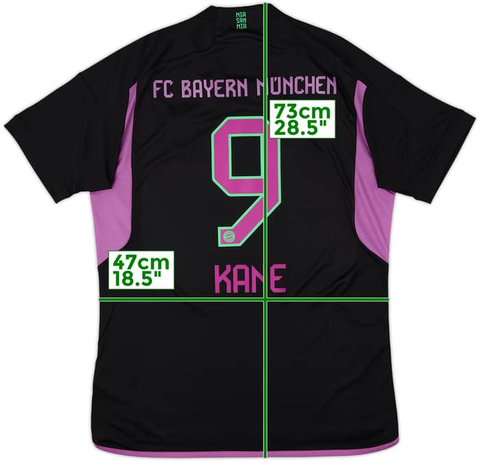 2023-24 Bayern Munich Away Shirt Kane #9 - 10/10 - (L)