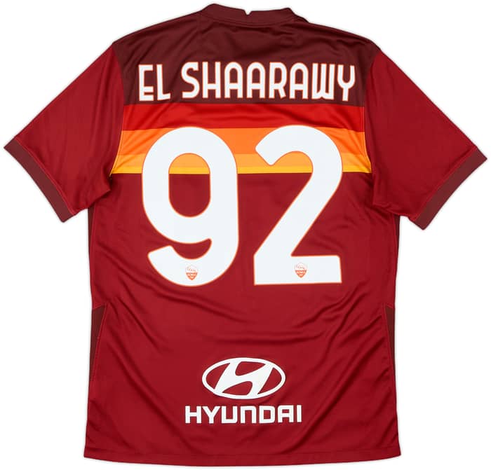 2020-21 Roma Home Shirt El Shaarawy #92 - 8/10 - (M)