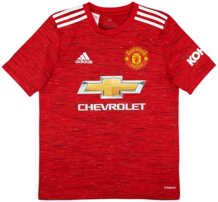 2020-21 Manchester United Home Shirt Cavani #7 - 9/10 - (L.Boys)