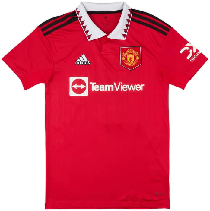 2022-23 Manchester United Home Shirt Antony #21 - 8/10 - (S)