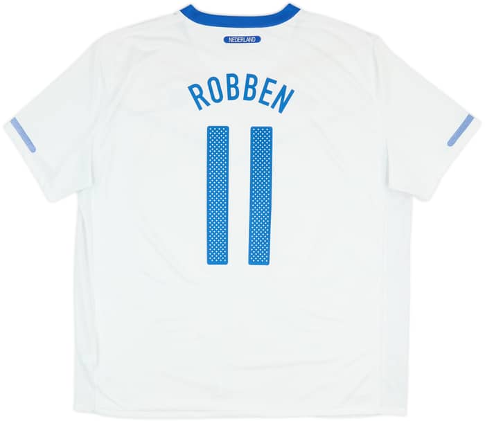 2010-11 Netherlands Away Shirt Robben #11 - 9/10 - (XXL)