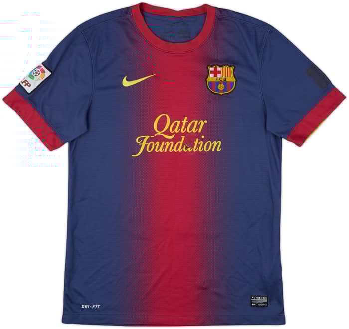 2012-13 Barcelona Home Shirt - 4/10 - (S)
