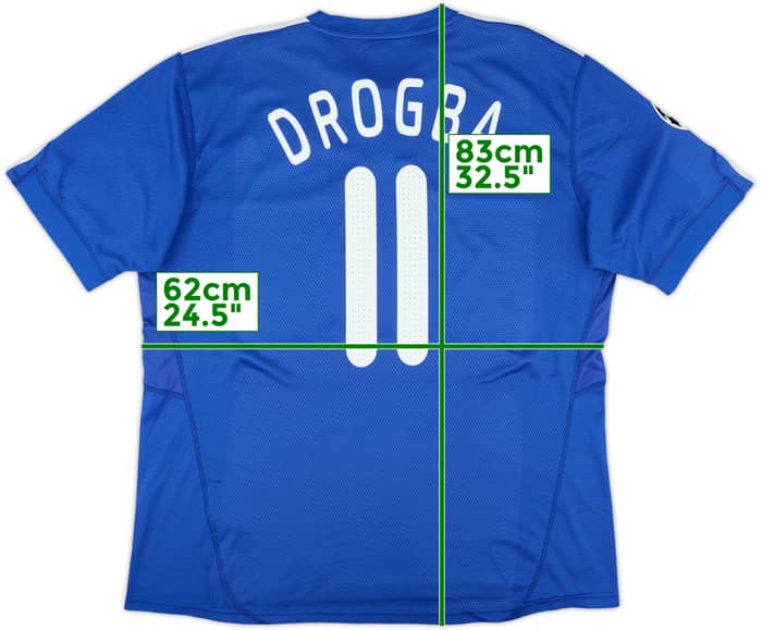 2009-10 Chelsea Home Shirt Drogba #11 - 6/10 - (XXL)