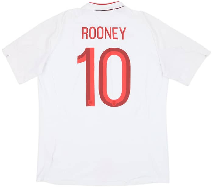 2012-13 England Home Shirt Rooney #10 - 6/10 - (L)